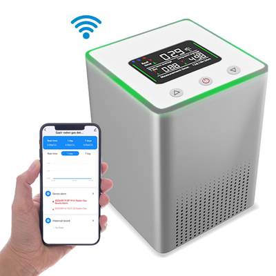 Innenraum Radon-Smart Sensor Gasdetektor WiFi-Überwachung mit Schallwarnung