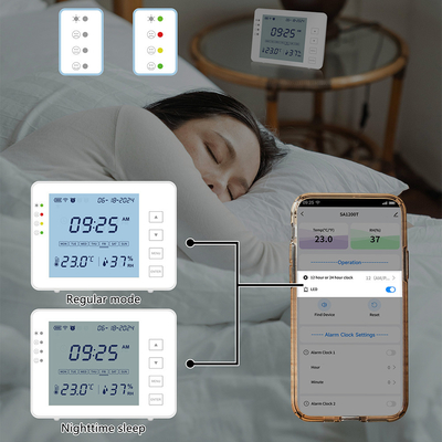 Ein guter Preis. Smart Digital WiFi Thermometer Digital Hygrometer für die Echtzeit-Temperatur- und Luftfeuchtigkeitskontrolle Online