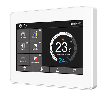 Ein guter Preis. Intelligenter WLAN-gesteuerter Thermostat für fossile Brennstoffe Programmierbar IP20 Online