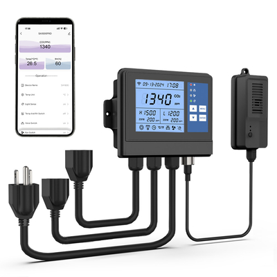 Good price GZAIR WIFI Treibhausklima-Regler CO2-Sensor 240VAC Online