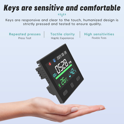 Good price 500 g Smart Indoor CO2-Meter Detektor Luftqualitätsmonitor Wandmontiert Online