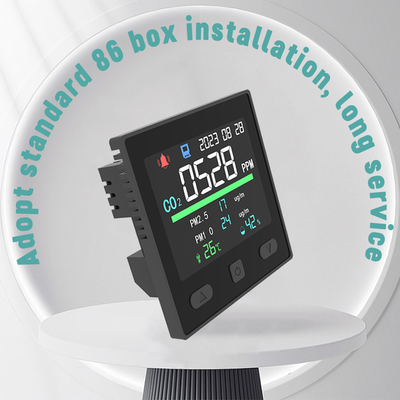 Good price Zuhause Smart Co2 PM2.5 Formaldehyd Smart Indoor Air Quality Monitor Online