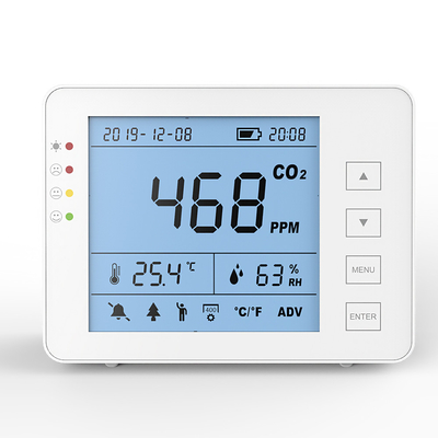 Good price Wiederaufladbares CO2-Meter für Innenräume NDIR-Nichtdispersions-Infrarotsensor Online