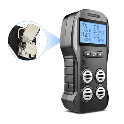 Robuste, tragbare 4 Gas Lel Multi Gas Detektor für die Überwachung gefährlicher Gase