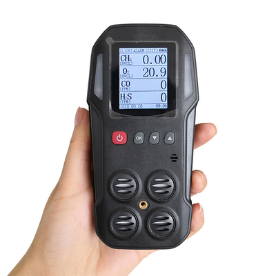 Infrarot-Elektrochemische 4 Gas-Multi-Gas-Tester-Detektor für Feuerwehr