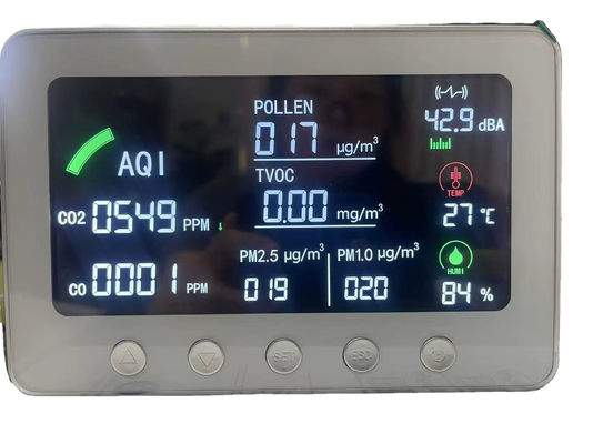 Ein guter Preis. Smart WiFi IAQ Monitor Multi-Parameter Luftqualitätsmonitor mit TVOC PM1.0/2.5 CO CO2 für Zuhause, Büro & Innenräume Online