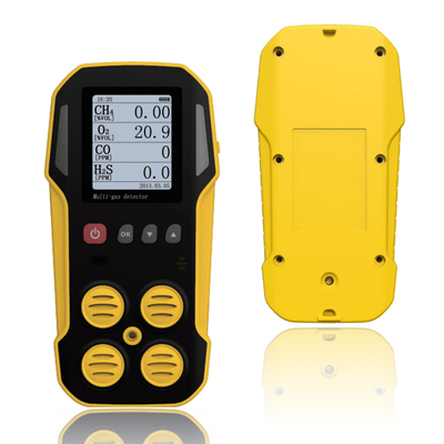 4-in-1-Multi-Gas-Detektor CH4 CO H2S O2 Hochpräziser Multi-Gas-Detektor-Sensor mit Alarmeinstellungen