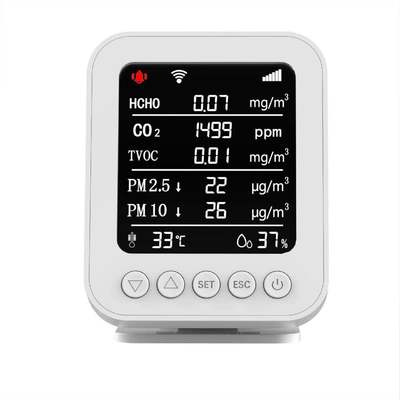 Ein guter Preis. PT05 Tuya APP Air Quality Tester - WiFi-Connected CO2/PM2.5/HCHO/TVOC Monitor for Household & Office Online