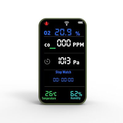 Ein guter Preis. GZAIR PT09 WIFI Mini Tragbarer Multi-Parameter Luftqualitätsmonitor mit LCD-Anzeige IP55-Schutzart für den Heim- und Bürogebrauch Online