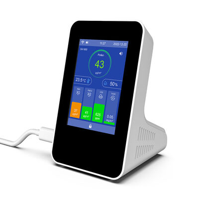 Tragbare TVOC-Luftmelder, Smart IAQ-Monitor, Touchscreen-Display