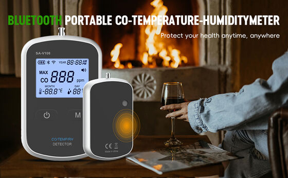 Der ultimative CO-Reise-Detektor - Ultra-Portable Kohlenmonoxid-Alarm für Hotelzimmer, Airbnbs & Flugreisen - Leichtgewicht & USB-Wiederaufladbar