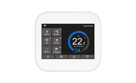 Tuya Smart WiFi Wireless Thermostat Programmierbarer HVAC Fußbodenheizungskontroller mit APP-Steuerung, 7-Tage/24H Zeitplan für Heim- und Gewerbezwecke